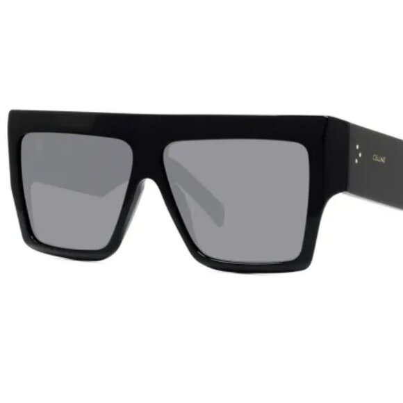 Celine Chunky Rectangle Acetate Sunglasses - Picture 6 of 14